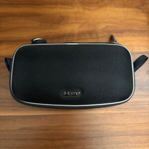 iHome Portable Speaker Dock w Carry Case Battery Powered Untested AS IS